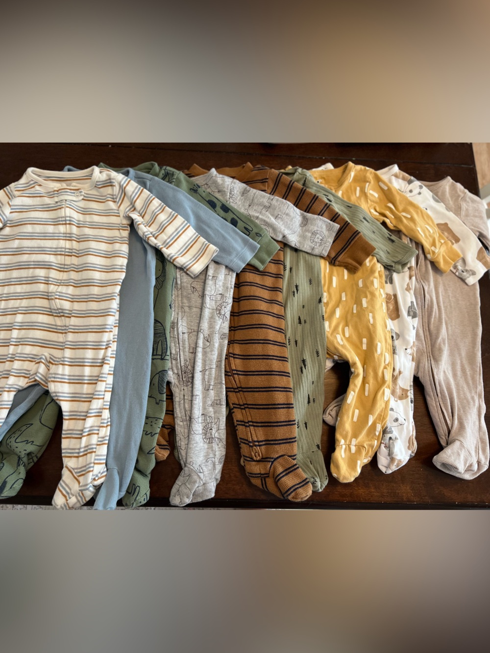 3-6M Baby Boy Footie Pajama Lot